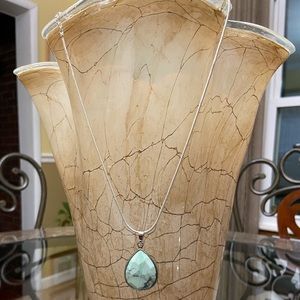 Silver plated necklace